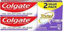 Deals List: Colgate Total Gum Protection Toothpaste, Deep Clean Antibacterial Protection, Mint - 4.8 Ounce (2 Pack)