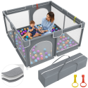 Deals List: Baby Playpen , Baby Playard, Playpen for Babies with Gate Indoor & Outdoor Kids Activity Center with Anti-Slip Base , Sturdy Safety Playpen with Soft Breathable Mesh , Kid's Fence for Infants