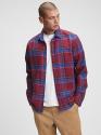 Deals List: Gap Factory Mens Flannel Shirt in Untucked Fit