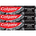 Deals List: Colgate Activated Charcoal Toothpaste for Whitening Teeth with Fluoride, Natural Mint Flavor, Vegan - 4.6 ounce (3 Pack)