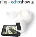 Deals List: Ring Floodlight Cam Wired Plus (White) bundle with Echo Show 5 (2nd Gen)