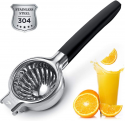 Deals List: Ainclte Electric Citrus Juicer Squeezer Stainless Steel 150 Watts of Power for Orange Lemon Lime Grapefruit Juice with Soft Rubber Grip, Filter and Anti-drip Spout Lock