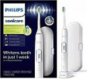 Deals List: Philips Sonicare, HX687721 ProtectiveClean 6100 Rechargeable Electric Toothbrush, White, 1 Count