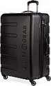 Deals List: SwissGear 7366 Hardside Expandable Luggage with Spinner Wheels, Black, Checked-Large 27-Inch