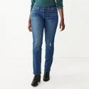 Deals List: Sonoma Goods For Life Supersoft Midrise Straight-Leg Womens Jeans 