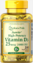 Deals List: Puritan's Pride High-Potency Vitamin D3 1000 IU, 200 Softgels