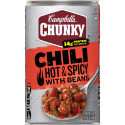 Deals List: Campbell's Chunky Chili, Hot & Spicy Beef & Bean Firehouse, 19 Oz (Pack Of 12)