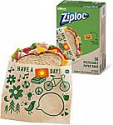 Deals List: 50 Count Ziploc Paper Sandwich & Snack Bags, Recyclable & Sealable with Fun Designs 