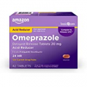 Deals List: Amazon Basic Care Omeprazole Delayed Release Tablets 20 mg, Acid Reducer, Treats Frequent Heartburn, 42 Count