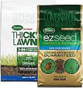 Deals List: Scotts Turf Builder THICK'R Lawn and EZ Seed Patch & Repair Sun and Shade Mix Grass Seed, Fertilizer and Soil Improver Bundle 12 lb.