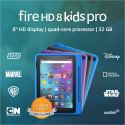 Deals List: Fire HD 8 Kids tablet, 8" HD display, 32 GB, Blue Kid-Proof Case 