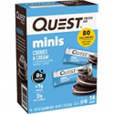 Deals List: Quest Nutrition Mini Cookies & Cream Protein Bars, High Protein, Low Carb, Keto Friendly, 14 Count