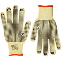 Deals List: Amazon Basics Cut Resistant (Cut Level 3) Plastic Dots Coated Gloves, Size 9, 6-Pair