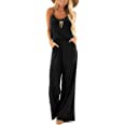 Deals List: LACOZY Womens Casual Loose Sleeveless Spaghetti Strap Wide Leg Pants Jumpsuit Rompers
