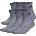 Deals List: 6-Pair Adidas Mens Athletic Cushioned Quarter Socks 
