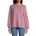 Deals List: A.n.a Womens Crew Neck Long Sleeve Pullover Sweater 
