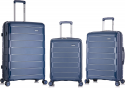 Deals List: Rockland Vienna Hardside Luggage with Spinner Wheels, Navy, 3-Piece Set (20/24/28)