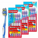 Deals List: Colgate Extra Clean Toothbrush, Soft Toothbrush for Adults, 6 Count (Pack of 1)