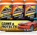 Deals List: 3-Pack 30-Count Armor All Triple Pack Automotive Wipes (Protectant/Cleaning/Glass) 