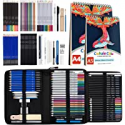 Deals List: 77 Pack CwhaleCblu Drawing Pro Art Sketching Kit 