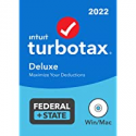 Deals List: TurboTax Deluxe 2022 Tax Software Federal and State Tax Return