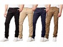 Deals List: 3-Pack Men's Super Stretch Slim Fitting Chino Pants