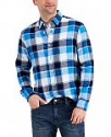 Deals List: Club Room Men's Regular-Fit Plaid Flannel Shirt 