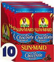 Deals List: Sun-Maid Pure Milk Chocolate Covered Raisins Snacks, Individual Single Serve Bags, 2 Oz, Pack of 10