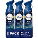 Deals List:  3-Pack 8.8oz Febreze Air Freshener & Odor Eliminator Spray for Strong Odor (Ocean Scent) 