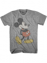 Deals List: Disney Men's Giant Mickey Mouse Gray Graphic T-Shirt