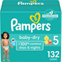 Deals List: Pampers Baby Dry Diapers Size 5 132 Count