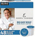 Deals List: Emeril Big Easy Bold Single-Serve Keurig K-Cup Pods, Dark Roast Coffee Pods, 48 Count