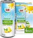 Deals List: Dole Fruitify Energize, Pineapple Juice & Green Tea Extract, 8 Fl Oz Cans, 4 Pack