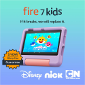 Deals List: Amazon Fire 7 Kids tablet, 7" display 32GB (Purple) + Kids Zipper Sleeve
