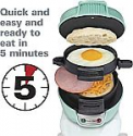 Deals List: Hamilton Beach Breakfast Sandwich Maker w/ Egg Cooker Ring