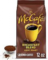 Deals List: McCafe Breakfast Blend, Light Roast Ground Coffee, 12 oz Bag