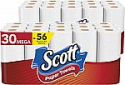 Deals List: Scott Paper Towels, Choose-A-Sheet - 30 Mega Rolls (2 Packs of 15) = 56 Regular Rolls (102 Sheets Per Roll) 
