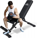 Deals List: FLYBIRD Adjustable Bench,Utility Weight Bench for Full Body Workout- Multi-Purpose Foldable Incline Bench