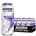 Deals List: Rockstar Pure Zero Energy Drink, Grape, 0 Sugar, with Caffeine and Taurine, 16oz Cans (12 Pack)