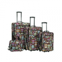 Deals List: Rockland Luggage Jungle 4 Piece Softside Expandable Luggage Set F125