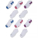 Deals List: Fruit of the Loom Girls 10-Pair Everyday Soft No Show Socks