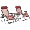 Deals List: Amazon Basics Textilene Adjustable Zero Gravity 3-Pc Lounge Chair Set 