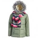 Deals List: S Rothschild & CO Big Girls Solid Quilted Puffer Jacket and Scarf Set