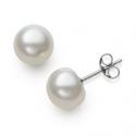 Deals List: Belle de Mer Cultured Freshwater Button Pearl Stud Earrings 8-9mm