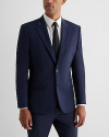 Deals List: Express Mens Slim Blue Wool-Blend Modern Tech Suit Jacket + Pant