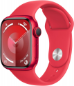 Deals List: Apple Watch Series 9 [GPS 41mm] Smartwatch with (Product) RED Aluminum Case with (Product) RED Sport Band