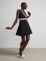 Deals List: New York & Company City Knits Colorblock Accent Wrap Dress 