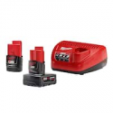 Deals List: Milwaukee M12 12-V 4.0 Ah & 2.0 Ah Battery and Charger Kit