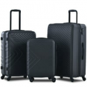 Deals List: Travelhouse 3 Piece Hardshell Luggage Set w/TSA Lock Wheels 