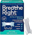Deals List: reathe Right Nasal Strips | Extra Strength | Clear | For Sensitive Skin I Drug-Free Snoring Solution & Nasal Congestion Relief Caused by Colds & Allergies | 44 Count 